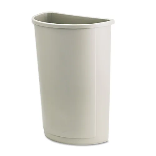 Vista 6 de Rubbermaid Commercial Products Bote de basura intocable, 11 galones, marrón, papelera duradera para el hogar, cocina, garaje, oficina Gris