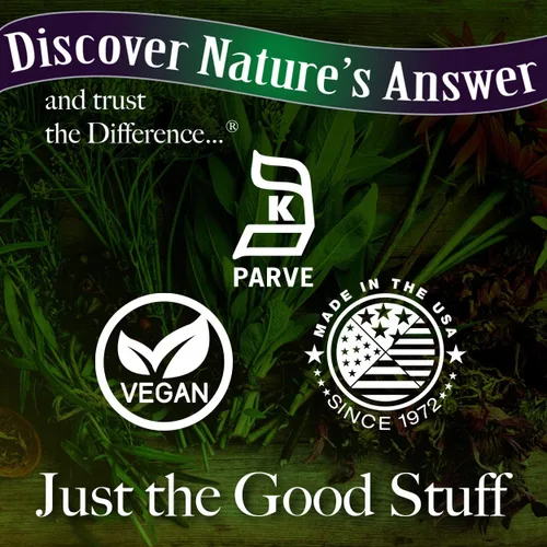 Vista 4 de Nature's Answer Flor de manzanilla 90 cápsulas vegetarianas Apoyo de relajación Ayuda con la digestión Ayuda natural calmante (paquete de 2)