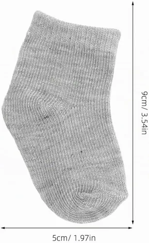 Vista 5 de NUOBESTY 6 pares de calcetines de muñeca mini calcetín ropa de bebé figura de acción accesorios para muñeca