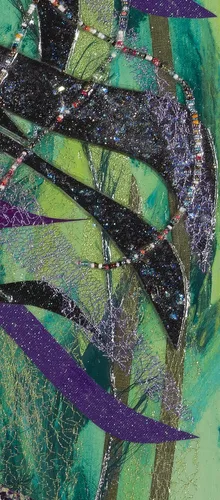 Vista 7 de Susan M. Epperly "Queen Nolani" Original Mixed Media Acrylic Painting 24" x 36" x 3" on Canvas