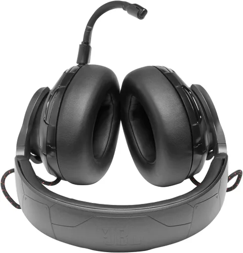 Vista 6 de JBL Quantum One - Auriculares profesionales para juegos con cable USB con seguimiento de cabeza mejorado JBL QuantumSPHERE 360, cancelación activa