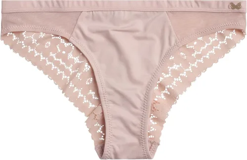 Vista 5 de Jessica Simpson Women's Underwear - 6 Pack Microfiber Lace Tanga Panties (S-XL)