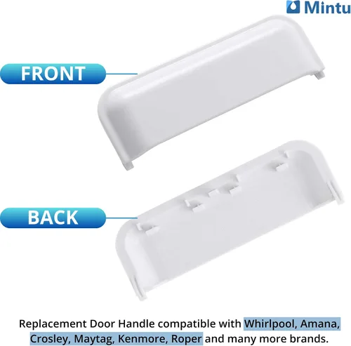 Vista 6 de W10861225 W10714516 Reemplazo de manija de puerta de secadora para Whirlpool 7MWGD9919EM1 WED4616FW0 WED4810EW1 WED4815EW1 WED4850HW0 WED4915EW1