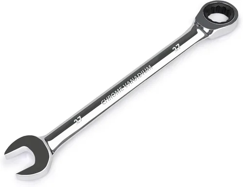 Vista 22 de Egofine Llave combinada de trinquete de 1 pulgada SAE, llave de engranajes de grado industrial con diseño de 12 puntos, trinquete de 72 dientes