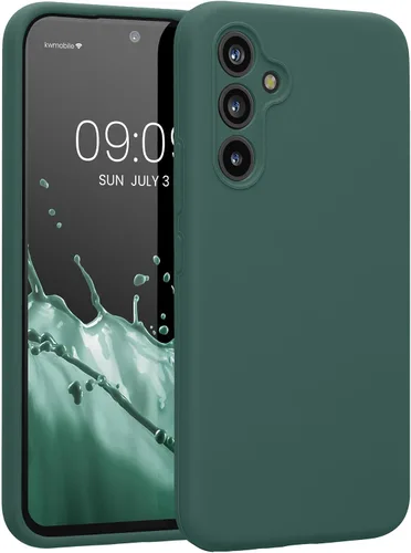 Vista 160 de kwmobile Funda compatible con Samsung Galaxy A13 4G - Funda delgada de silicona TPU - Acabado suave al tacto - Amarillo radiante