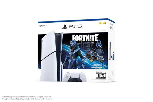 Vista 4 de PlayStation PS5 Console - Fortnite Cobalt Star Disc Edition