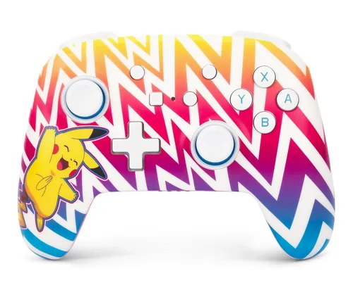 Vista 10 de PowerA Enhanced Wireless Controller for Nintendo Switch - Pikachu Garden, Nintendo Switch - OLED Model, Nintendo Switch Lite, Gamepad, game