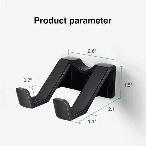 Vista 6 de Universal Game Controller Stand Wall Mount Holder, Plastic Hanger for Gaming Headset, Suit for PC Xbox Switch PS5 Controller Headphone Accessories