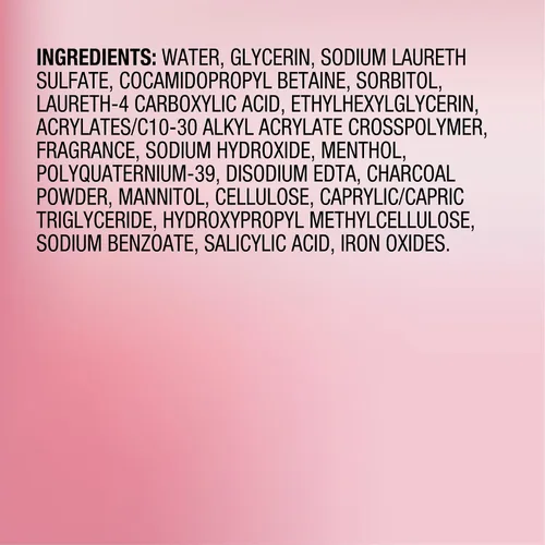 Vista 7 de Limpiador diario purificante Bioré Cuarzo Rosa + Carbón, limpiador facial libre de aceite energiza la piel, dermatológicamente probado y sin