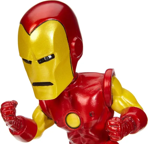 Vista 5 de NECA Marvel Classic Head Knocker Iron Man Toy 8 pulgadas