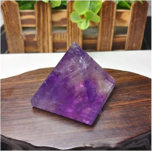 Vista 15 de StoneStory Estatua de cristal curativo de pirámide de ojo de tigre natural, piedra preciosa espiritual de reiki (ojo de tigre, 2.0 x 1.6 in)