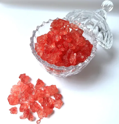 Vista 14 de SweetGlob Gemas grandes de caramelo de azúcar de roca antiguas, cristales de roca de azúcar en trozos (sabores surtidos, 1 libra)