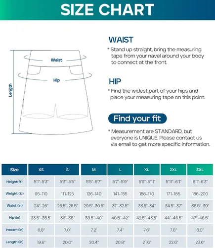 Vista 6 de Ewedoos Falda pantalón hasta la rodilla para mujer con 3 bolsillos, cintura alta, 20 pulgadas, falda de golf para mujer, falda de tenis atlética
