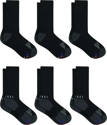 Vista 2 de Hanes Men's Socks, X-Temp Performance Crew Socks, 6-Pack