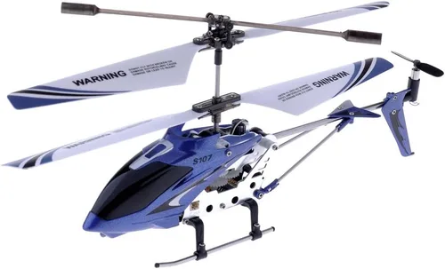 Vista 3 de Syma S107 / S107G R / C Helicóptero con giroscopio., Azul