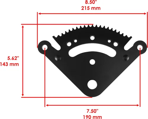 Vista 2 de Caltric Kit de eslabones de arrastre de dirección compatible con John Deere D140 D150 D155 D160 D170