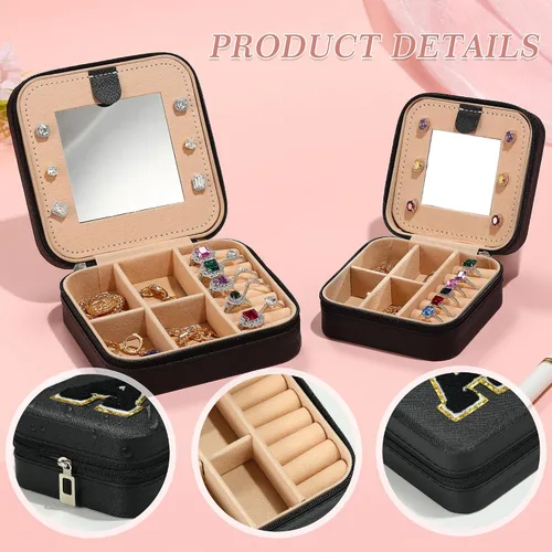 Vista 6 de Parima Regalos de cumpleaños para mujeres, juego de 2 piezas de joyería de viaje, regalos de viaje, regalos para amigas, regalos personalizados