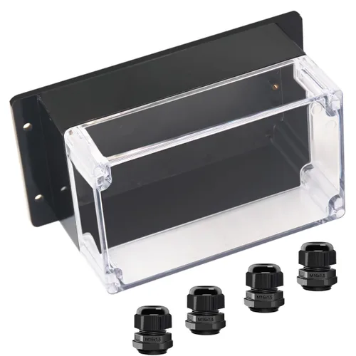 Vista 22 de Project Box IP65 Caja de Conexiones Impermeable de Plástico ABS Cajas Eléctricas Caja de Proyecto Electrónico DIY Carcasa de Alimentación con Oreja