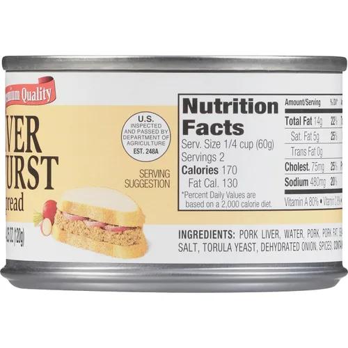 Vista 2 de Underwood Liverwurst Spread 4.25 onzas (paquete de 2)