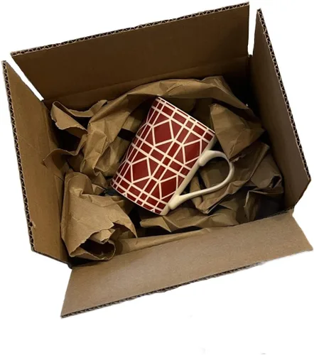 Vista 3 de 50 cajas de papel de la cartulina 4x4x10 que envían por correo la caja de envío del cartón corrugado