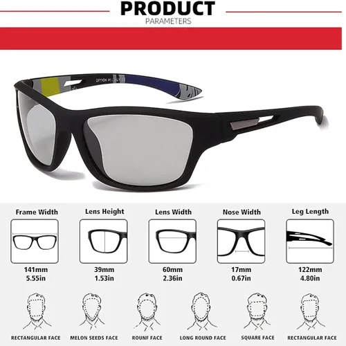 Vista 4 de HCYCFY Gafas de sol polarizadas fotocromáticas para pesca para hombres y mujeres protección UV para ciclismo conducción deportes