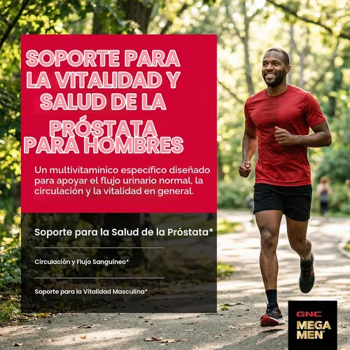 Vista 2 de Cápsulas GNC Mega, para la próstata y virilidad para hombres 90