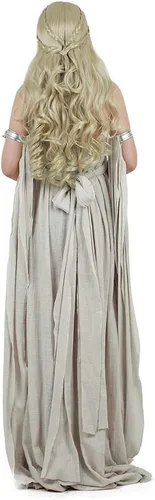 Vista 3 de miccostumes Daenerys Targaryen Cosplay gris vestido largo para mujer