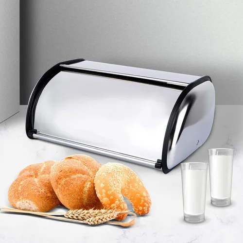 Vista 2 de DOITOOL Caja de almacenamiento de pan grande para el hogar y la panadería, sin ventana, sin asa y diseño resistente, sin base, 1 ud