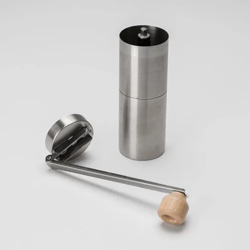 Vista 2 de Snow Peak - Molinillo portátil para café y té, acero inoxidable Duradero, portátil, perfecto para camping, mochileros y al aire libre, diseño