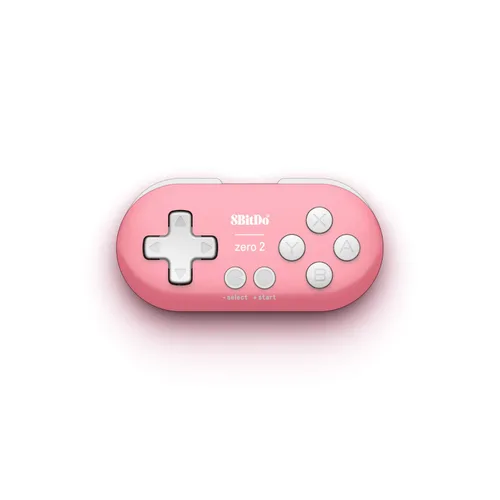Vista 3 de 8Bitdo Zero 2 Bluetooth Gamepad Keychain Sized Mini Controller for Switch, Windows, Android, macOS & Raspberry Pi(Pink Edition) - Nintendo Switch