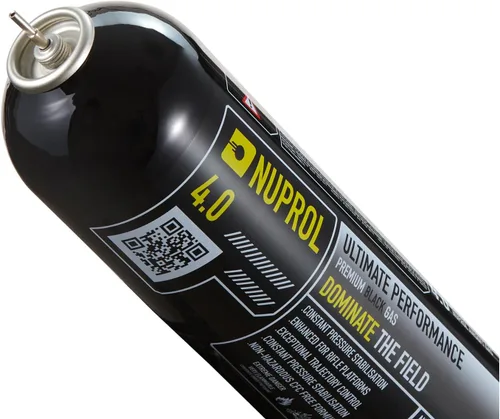 Vista 4 de Lancer Tactical Nuprol 4.0 Ultimate Strong 35.3 lbs/224 PSI Negro Airsoft Verde Gas 33.8 fl oz-Dos Pack