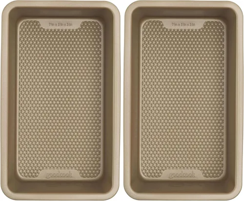 Vista 8 de GoodCook Best Ever - Sartén antiadherente de acero aluminizado texturizado, 9 x 5 pulgadas, champán