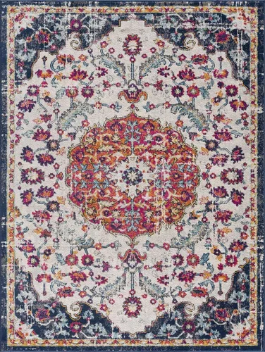 Vista 11 de Hauteloom Morriston - Alfombra tradicional para sala de estar, dormitorio, color gris, 2 x 3 pies