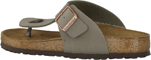 Vista 3 de Birkenstock Sandalias planas para hombre, Piedra Nubuck Beige