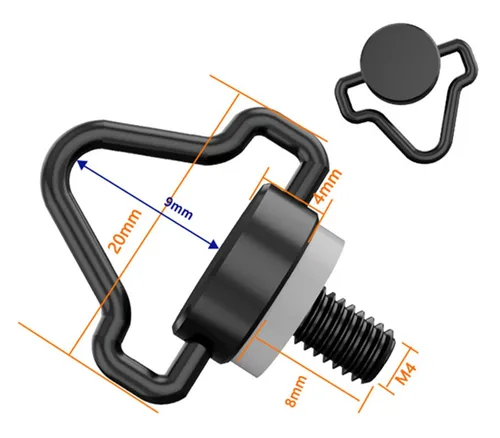Vista 5 de 6 tornillos M4 para DJI RC/RC 2 / RC Pro/Smart Remote Controller Lanyard