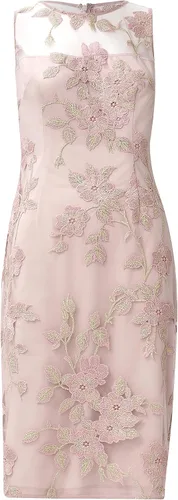 Vista 6 de Adrianna Papell Vestido tubo bordado floral para mujer