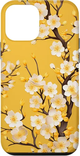 Vista 16 de Yellow Cherry Blossom Case for iPhone 17