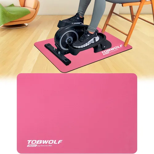 Vista 12 de TOBWOLF Non-Slip Workout Mat for Ellipse Leg Exerciser, Ellipse Machine Mat, Exercise Mat for Under Desk Ellipticals, Suitable for Electric Seated