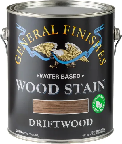 Vista 56 de General Finishes Tinte para madera a base de agua, 1 cuarto de galón, negro