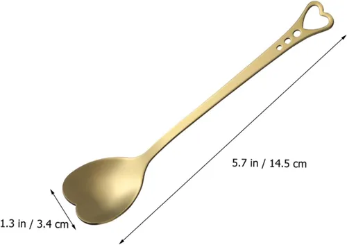 Vista 9 de Cuchara de mesa Cucharas de helado Cucharas de acero inoxidable Cucharas medidoras Cuchara de té Cuchara de azúcar Cuchara de té Cuchara de azúcar