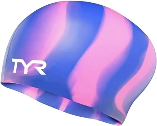Vista 18 de Gorro de natación TYR, de silicona, ideal para pelo largo, no se arruga