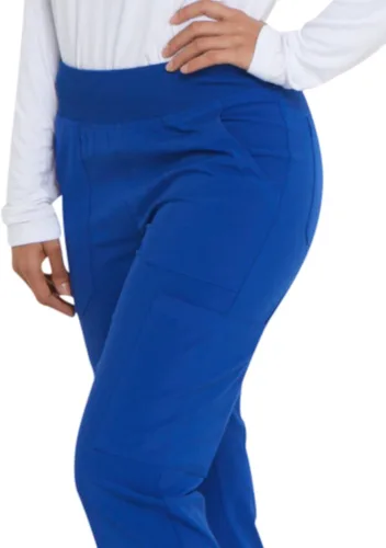 Vista 3 de Pantalón médico Dickies EDS Essentials para mujer, tiro natural, pierna cónica, sin cordones. DK005