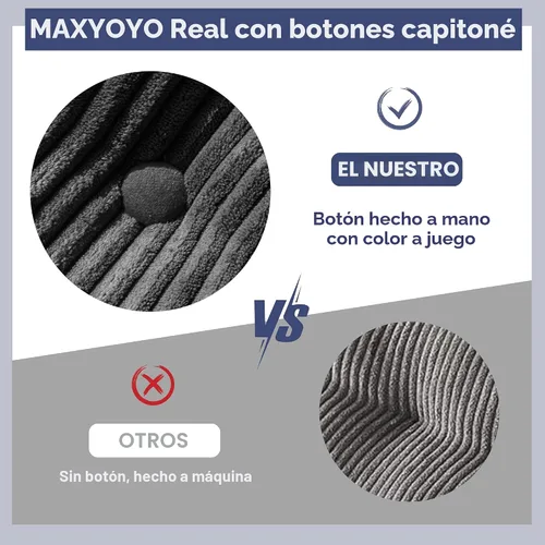 Vista 7 de MAXYOYO - Sofá cama convertible, sofá cama desplegable de dos plazas, sofá cama plegable 2 en 1, sofá de piso desplegable con almohadas para sala