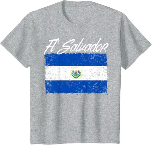 Vista 54 de Camiseta Salvadoreña Bandera El Salvador
