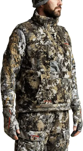 Vista 3 de Sitka Optifade Elevated II - Chaleco de caza con aislamiento silencioso para hombre