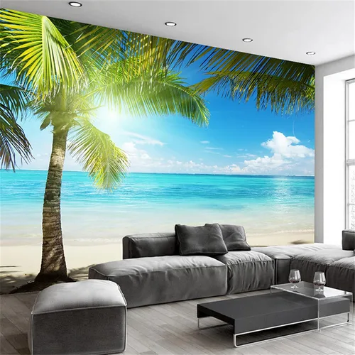 Vista 21 de Murales de pared 3D para techo, cielo azul y nubes blancas, papel tapiz panorámico extraíble, con ondas de nube, adecuado para decoración del hogar