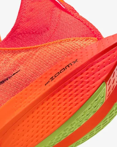 Vista 8 de Air Zoom AlphaFly Next% 2 para mujer, talla 6 de EE. UU., color naranja y negro, Total naranjanegro.