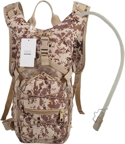 Vista 9 de Mochila de hidratación con vejiga de agua de 3L para senderismo y escalada