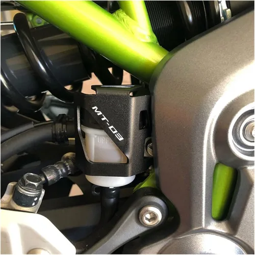 Vista 3 de Tapa de protección para Yamaha MT09 2021 MT07 Mt03 MT-03 MT 07 MT 09 MT 03 Accesorios Motocicleta Trasero Líquido de Frenos Depósito Protector
