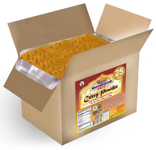 Vista 14 de Rani Polvo de Curry Picante (Mezcla Auténtica India de 11 Especias) 80oz (5lbs) 2.27kg a Granel ~ Todo Natural Sin Sal Vegano Sin Colorantes